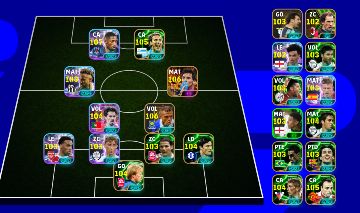 CONTA EFOOTBAL DESAILY 107 + DEMBELE 107 + MESSI 106