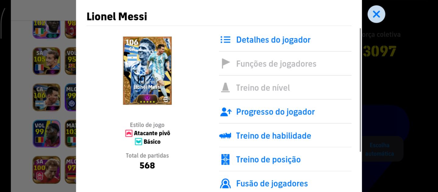 CONTA EFOOTBALL RARA COM MAIS DE 60 LEGENDS