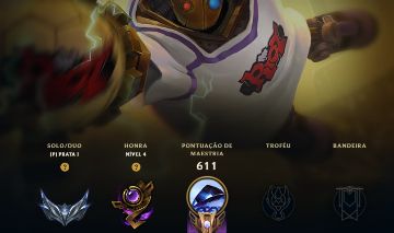 CONTA PRATA COM ALGUMAS SKINS E TODOS OS CAMPEAO