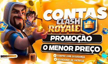 DESCONTO EXCLUSIVO! COMPRE AS MELHORES CONTAS DE CLASH ROYALE AGORA!