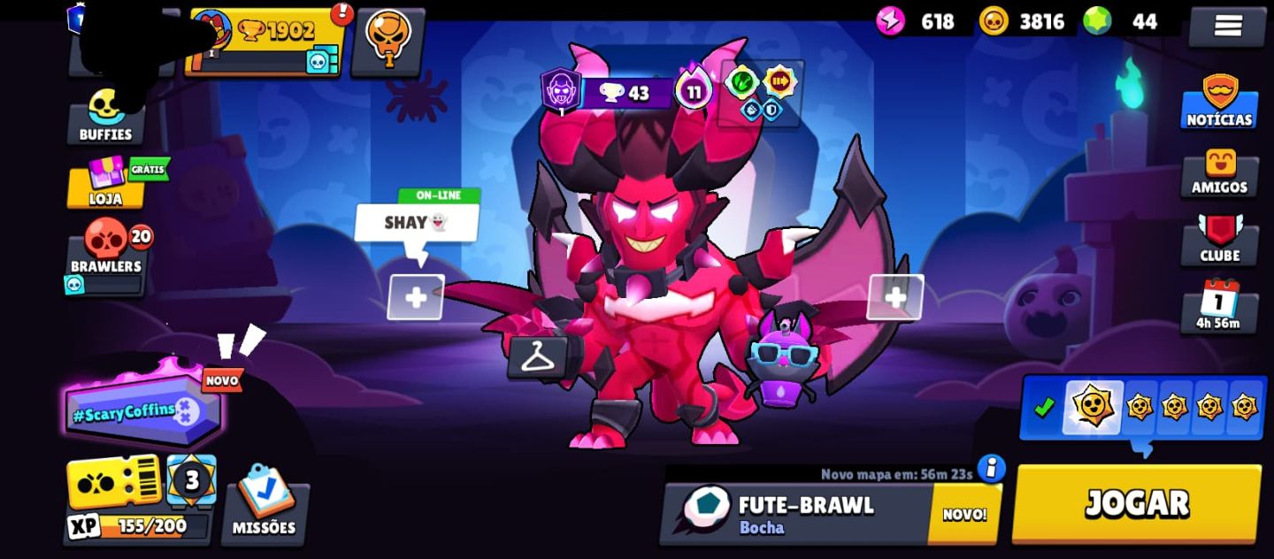 Contas brawl stars full acess