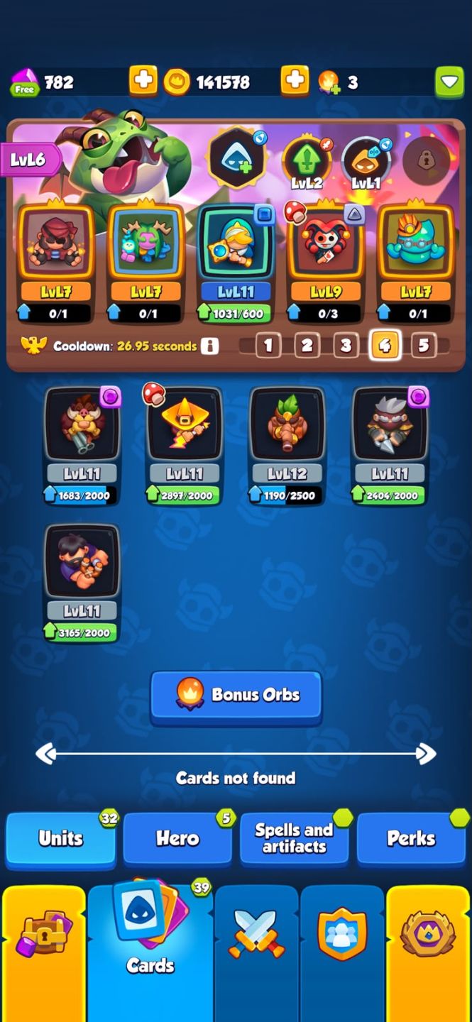 CONTA RUSH ROYALE ÓTIMA PARA NOVOS JOGADORES.