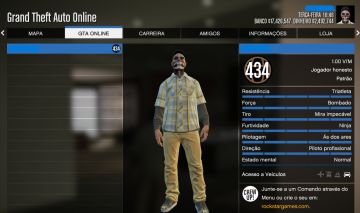 CONTA GTA V ONLINE PC ENHANCED LEVEL 434 20 MILHOES SOCIAL CLUB