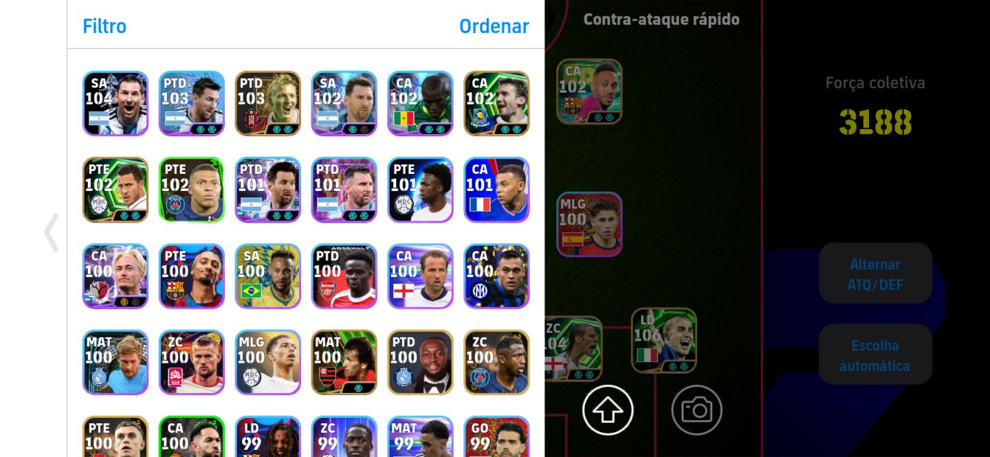 Conta de efootball Meta 2027