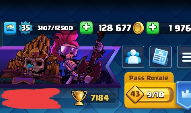 CONTA DE CLASH ROYALE COM 7K DE TROFÉUS E EMOJIS RAROS [VALOR MÍNIMO]