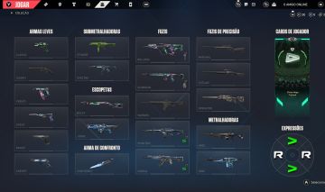 CONTA VALORANT PACOTE SINGULARIDADE, BUNDLE LOUD & VANDAL ARCANE E PRELUDIO