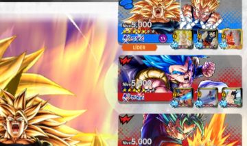 Conta mid game de dragonball legends