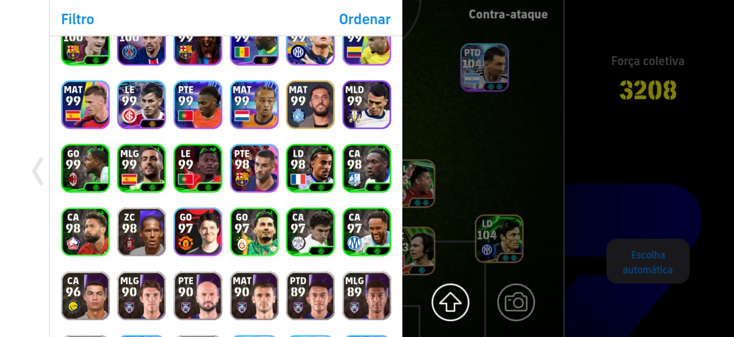 SCHMEICHEL 107 + CRUYFF 106 + FORLÁN 105 | FORÇA 3210 | CAPELLO + NEYMAR SANTOS
