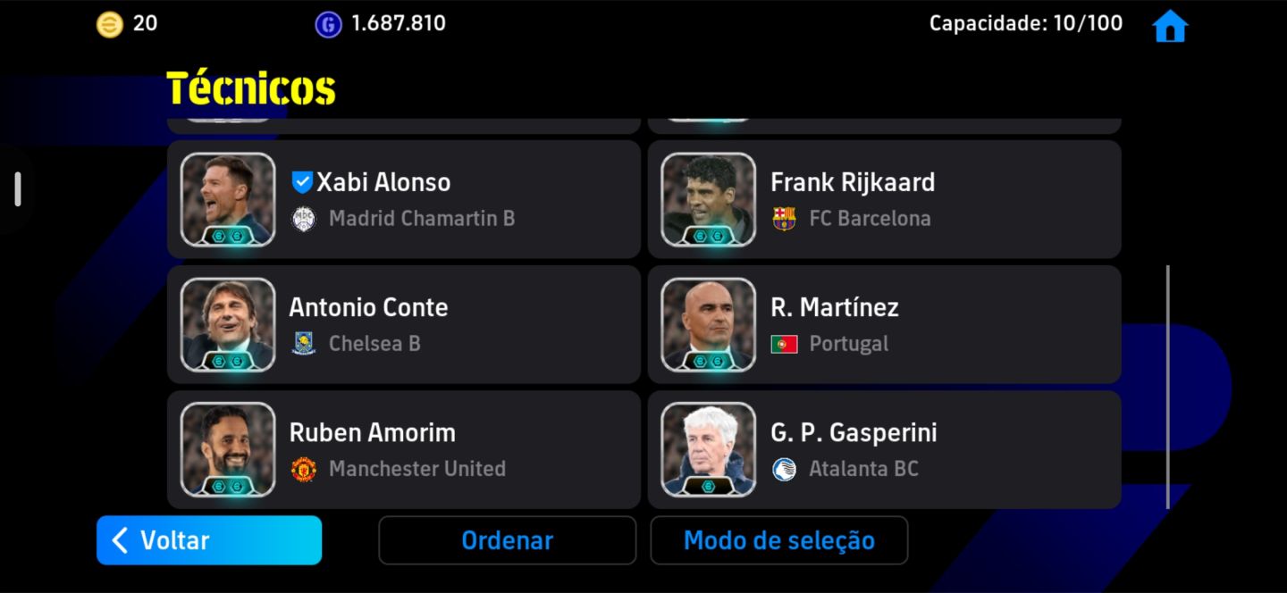 CONTA eFOOTBALL 3263 DE FORÇA COLETIVA
