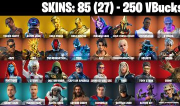 85 skins | Travis Scott | Astro Jack | Gold Midas
