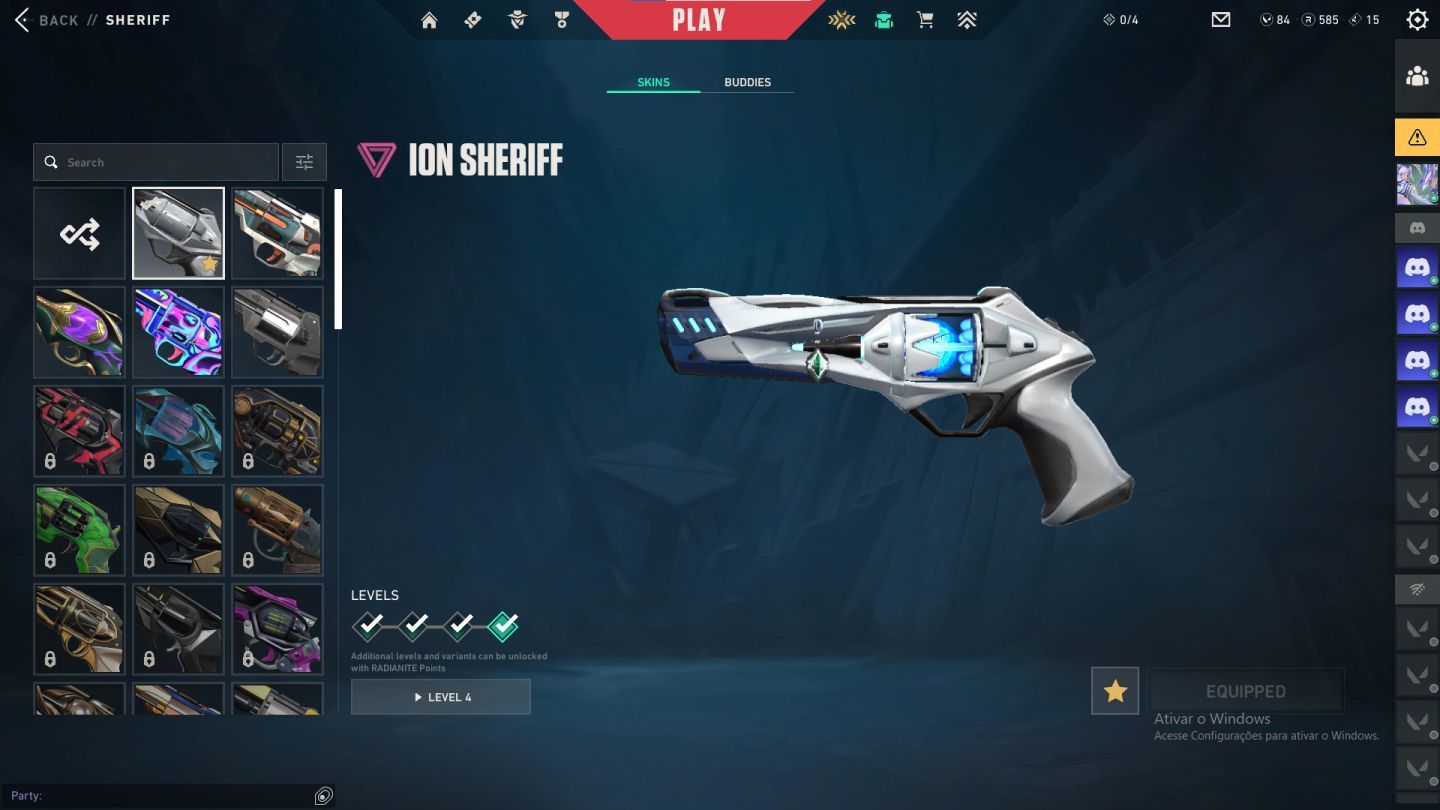 CONTA VALORANT 700 GASTOS, PRELUDIO, IMPERIUM,RECON,KARAMBIT+PISTOLAS(negociavel