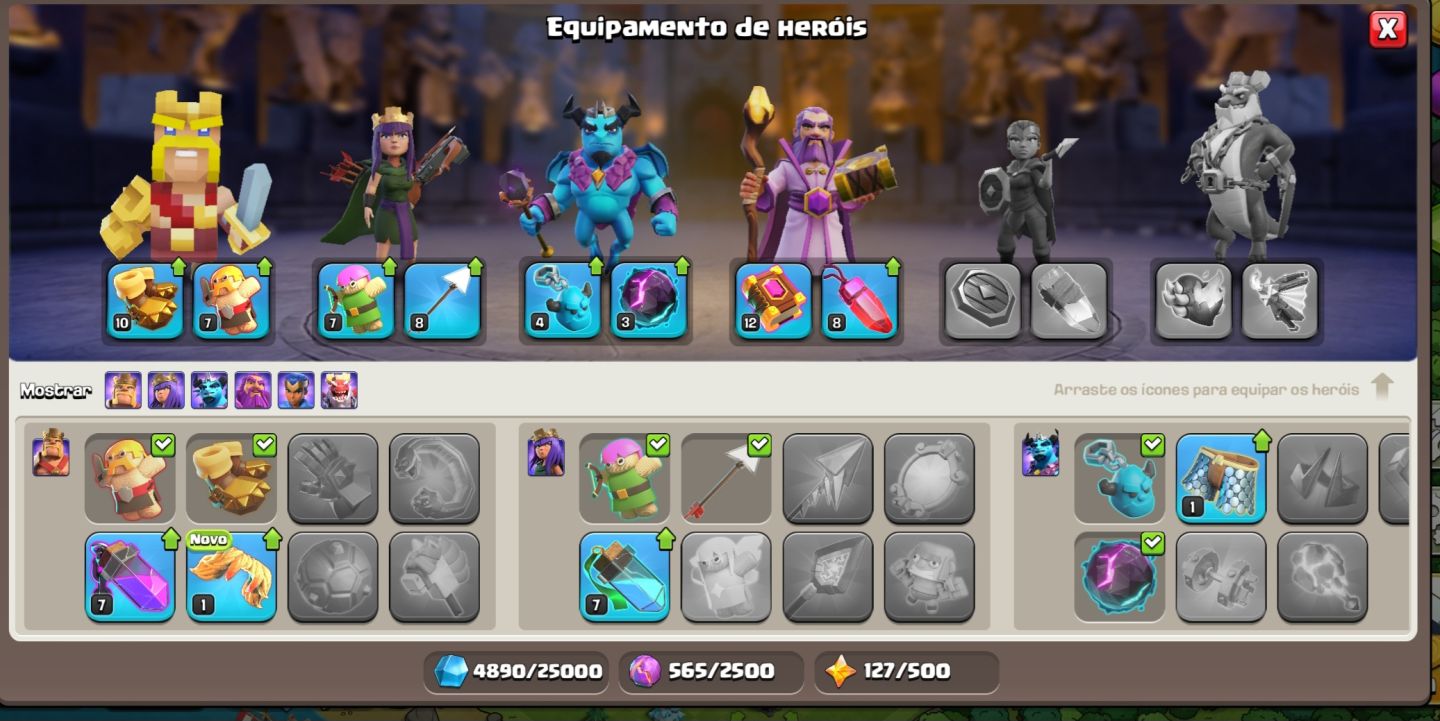 Conta Clash of Clans - Nível CV11
