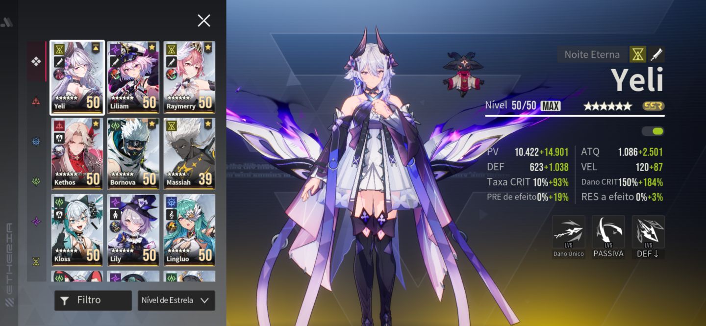 Conta de etheria restart lv100