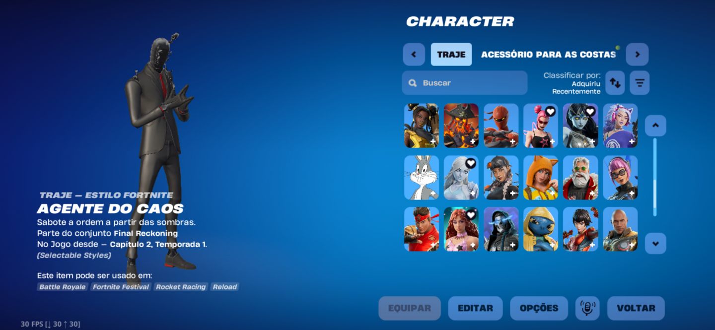 Conta de Fort 55 skin é mto mais
