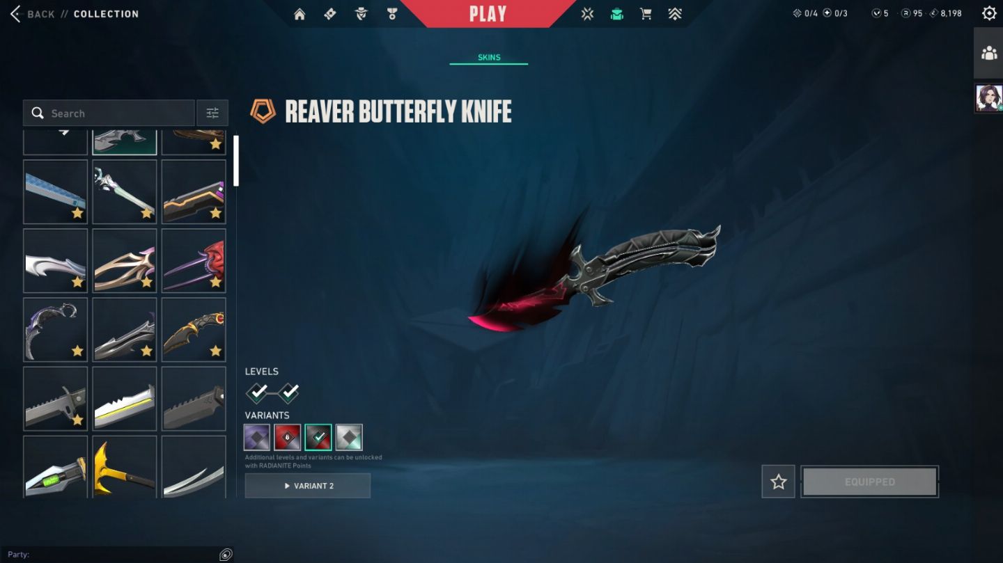 Conta Valorant +100 skins, chaveiro Imortal e etc