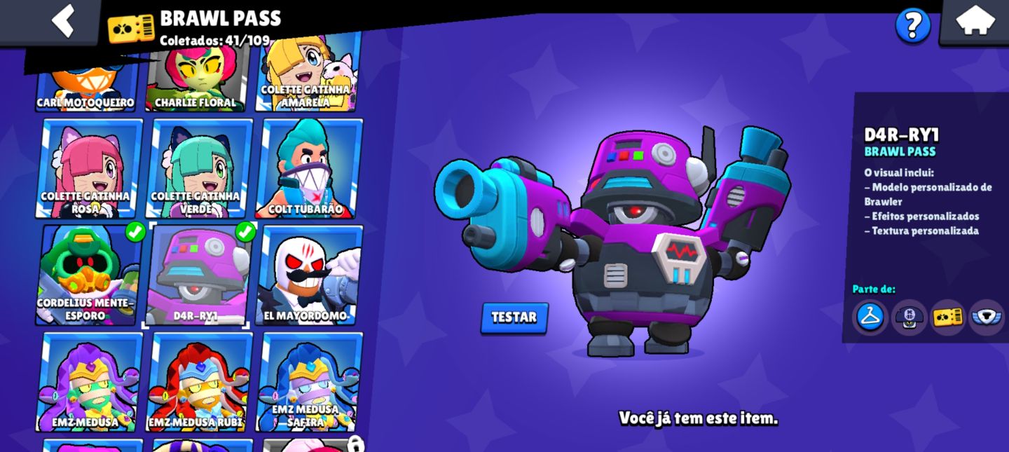 Conta supercell id brawl stars 34k trofeus passe watsson e ash antigos