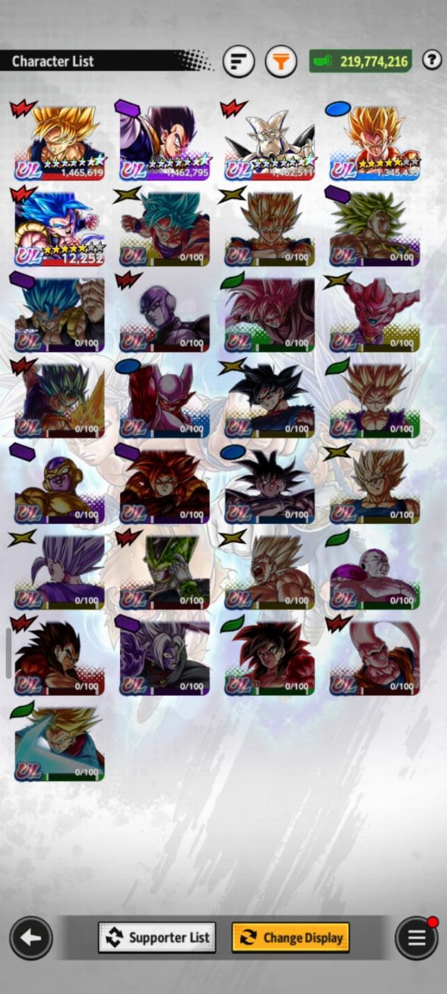 Conta DB legend top, gogeta blue ultra novo!!