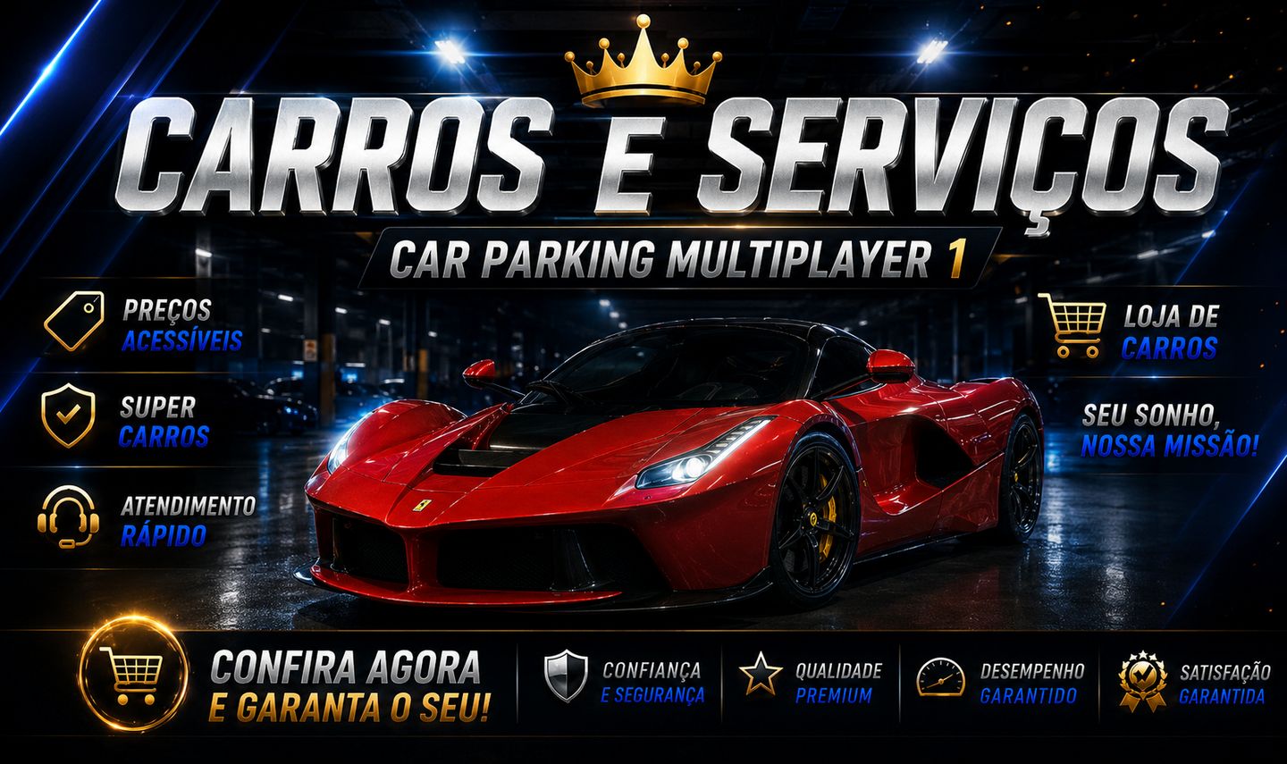 [50% OFF!] CARROS PLOTADOS | W16 & DINHEIRO | CAR PARKING MULTIPLAYER 1