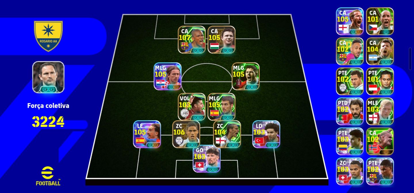 Efootball mobile, Etô, Guardiola e muitos outros