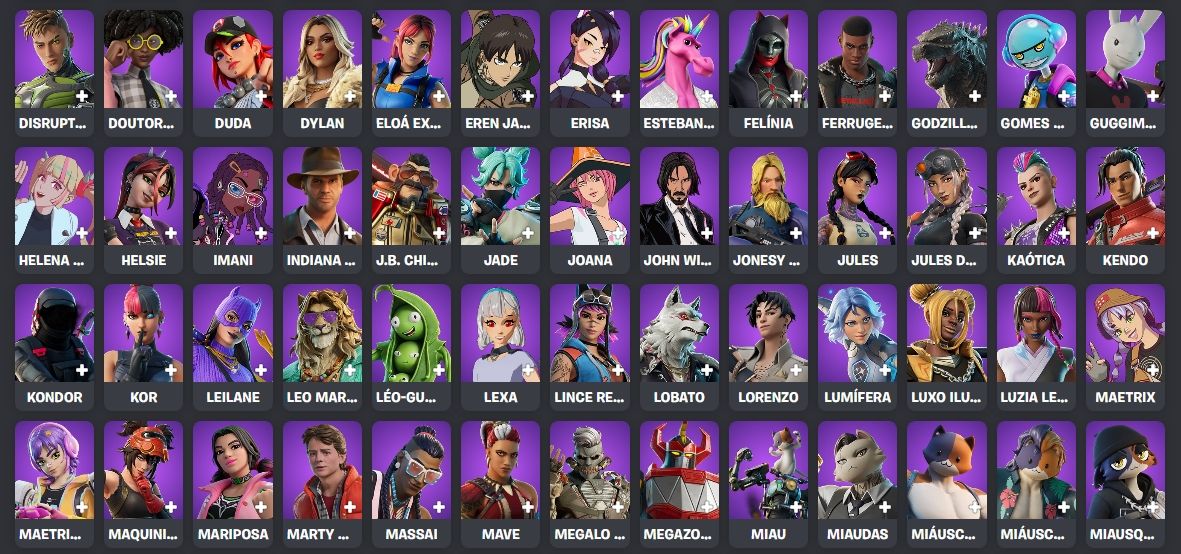 Conta Fortnite +240 Skins| Midas OG + Point Patroller, Marvel C2S4 + 200 Emotes