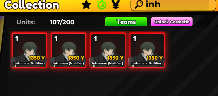 HOMURA E OUTRAS UNITS MAIS BARATAS!!!! Promoção, preco negociavel