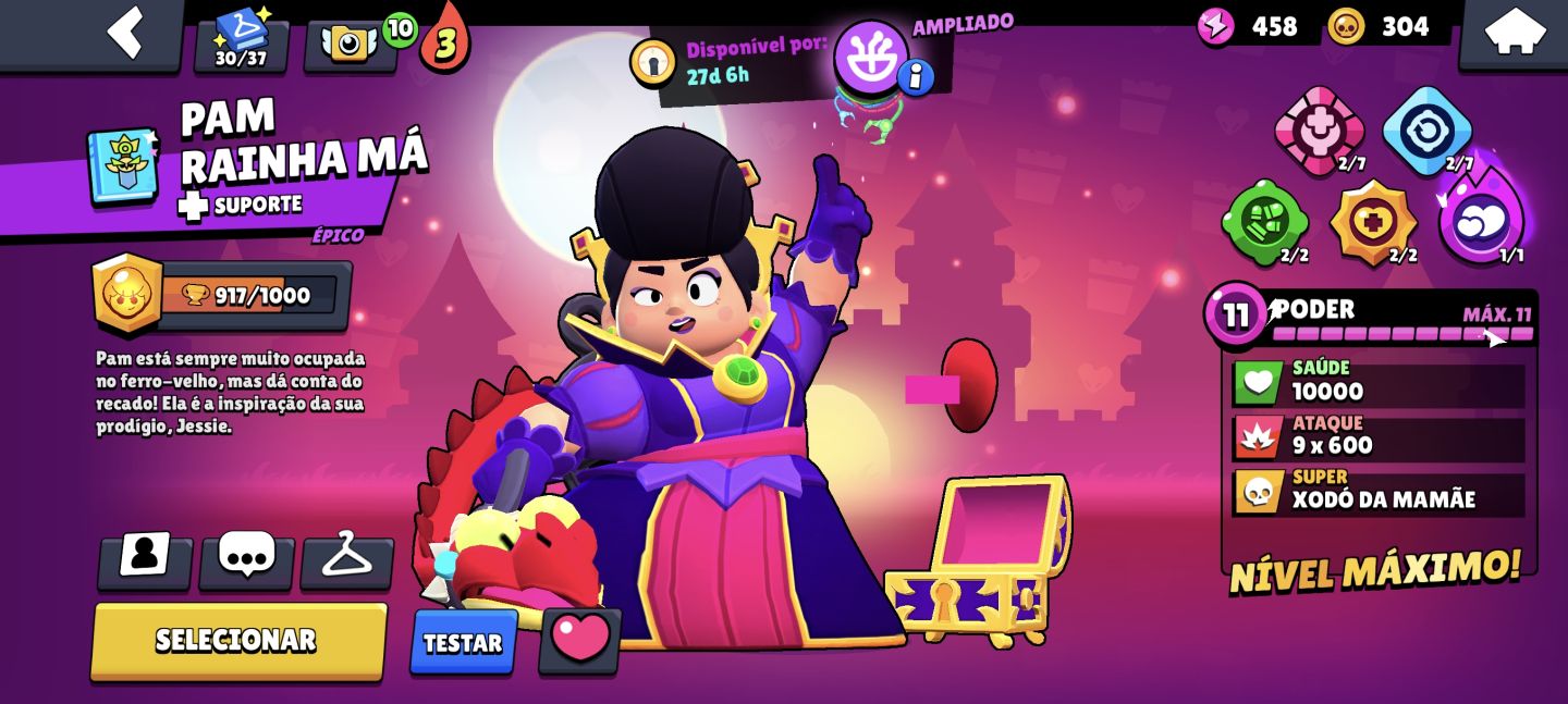Conta com muita skin top, e muitos troféus