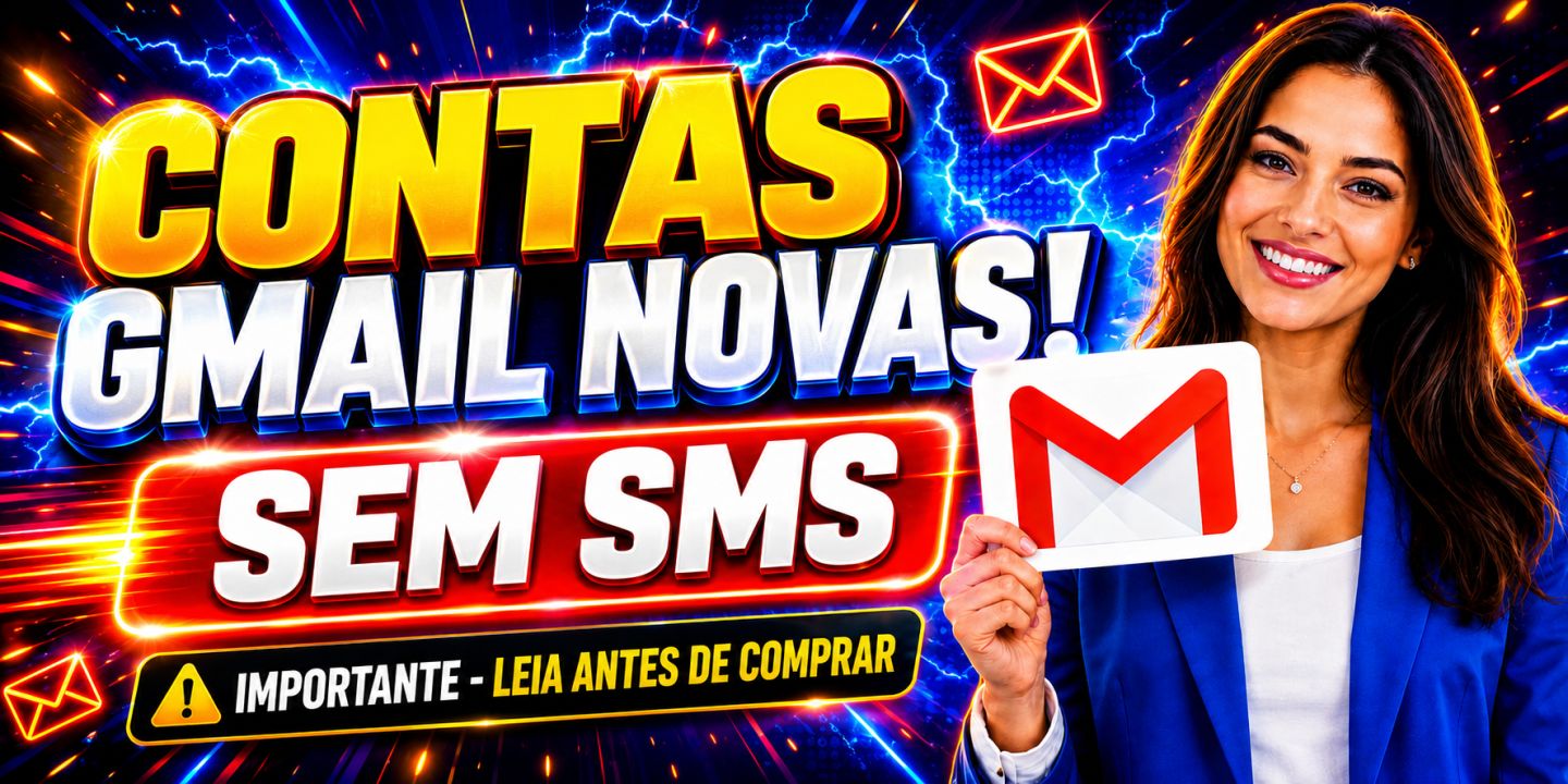 CONTA GMAIL SEM SMS - FULL (novos, login garantido, menor preço)