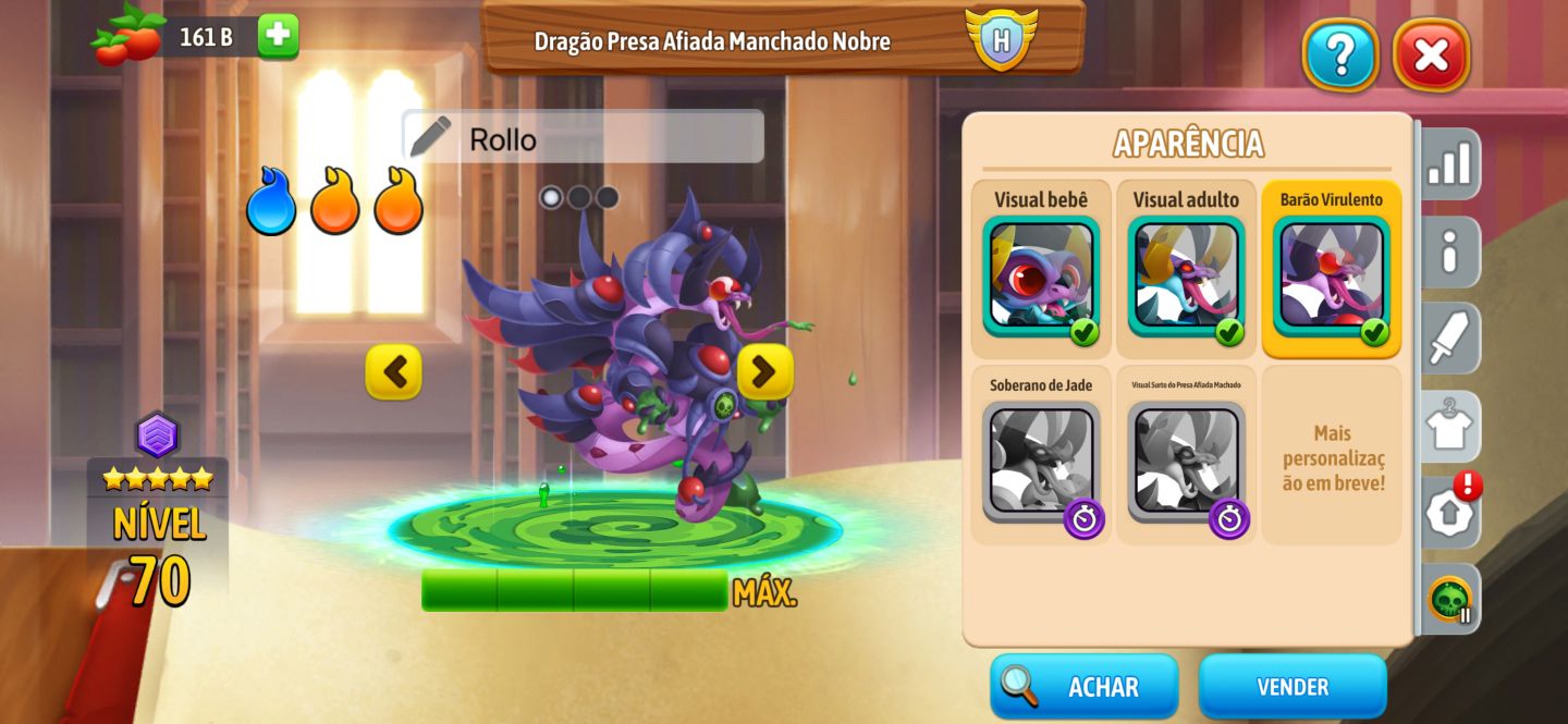 CONTA TOP DRAGON CITY - 5,28 MILHÕES DE GEMAS!