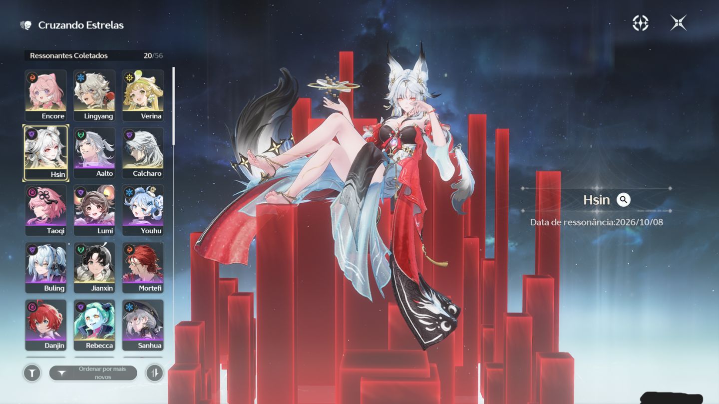 CONTA WUTHERING WAVES - HSIN S6 + SIGN | REBECCA (COLAB) + 17K DE ASTRITE