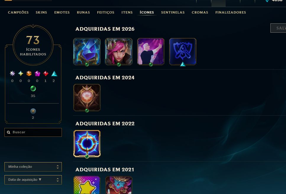 [Entrega Automática] Conta Lol Bronze, 51 Skins, Upada na Mão, Lvl 43, 60 Champs