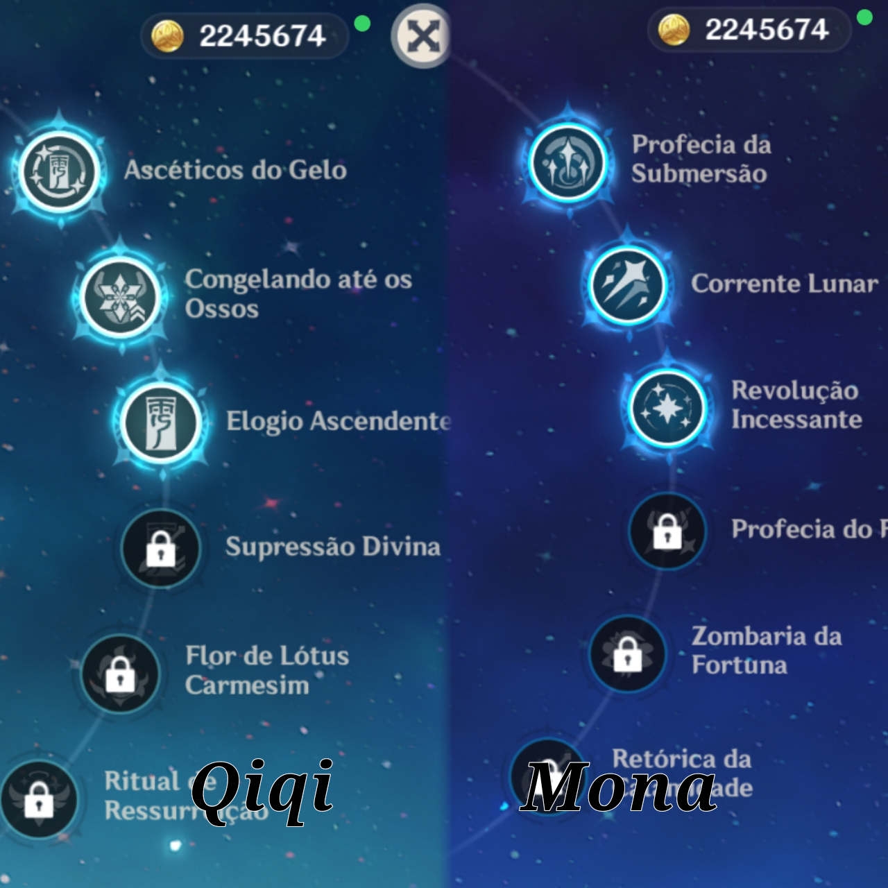 Vendendo Conta Genshin Impact (Ar 60/22 personagens T5/17 armas T5)
