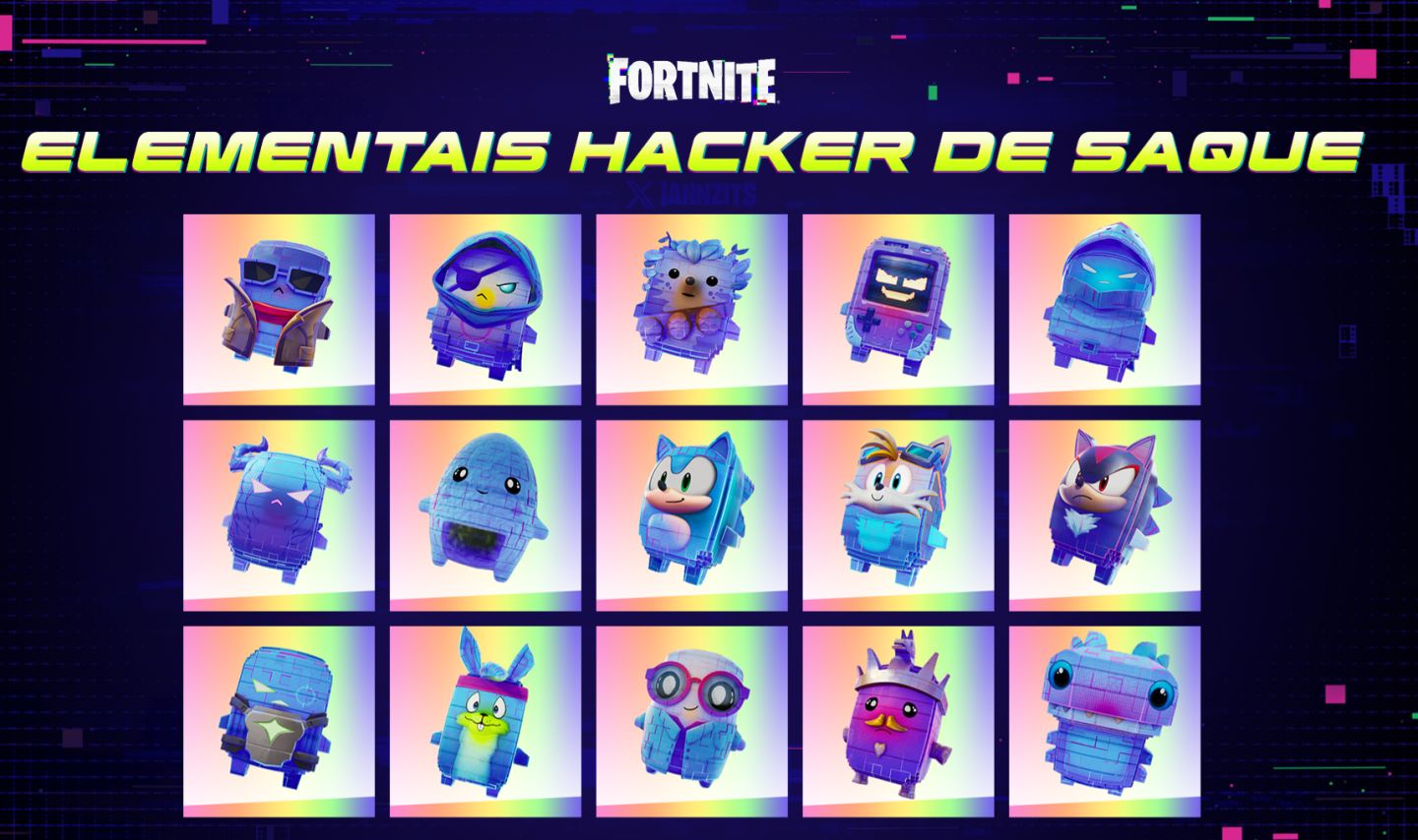[ NOVOS ELEMENTAIS] ELEMENTAIS DO FORTNITE (NOVA TEMPORADA)