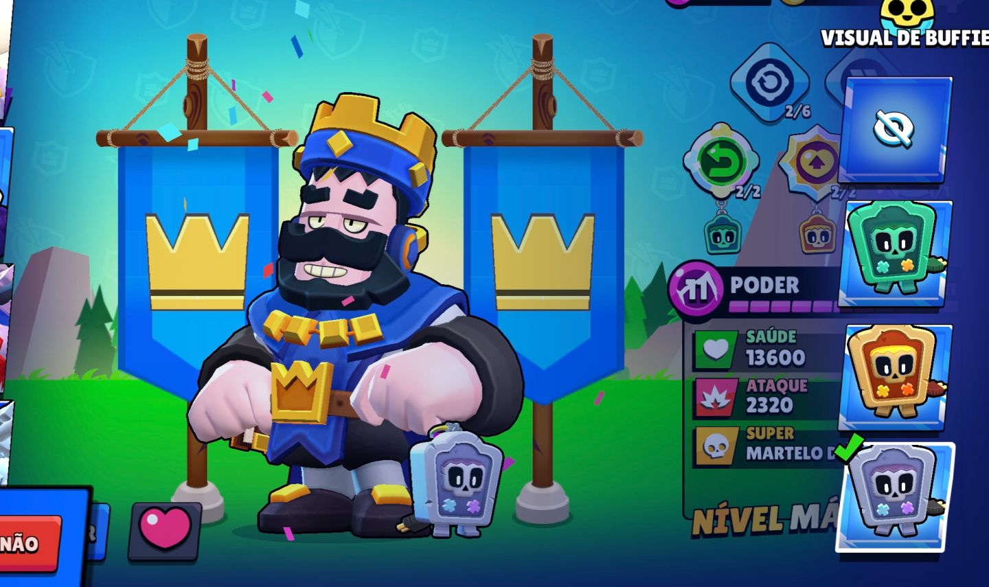 Conta super rara com Franky Rei azul nela!!!!