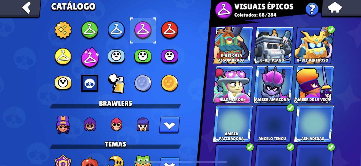 CONTA BRAWL STARS 100% FULL BRAWLERS (108/108) | 34K TROFÉUS | 2 PASSES A