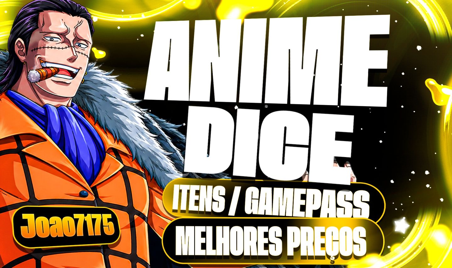 (MENOR PREÇO) ANIME DICE ROBLOX - DADO DE ANIME |UNIDADES/ROLL/GEMS/GAMEPASS