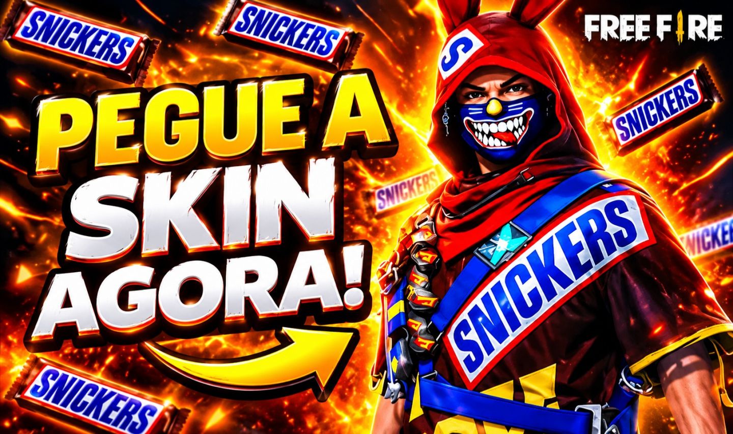 CODIGUIN SNICKERS FREE FIRE | RECOMPENSA EXCLUSIVA