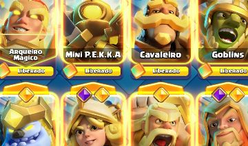 Conta top Clash Royale quase Full carta heroica