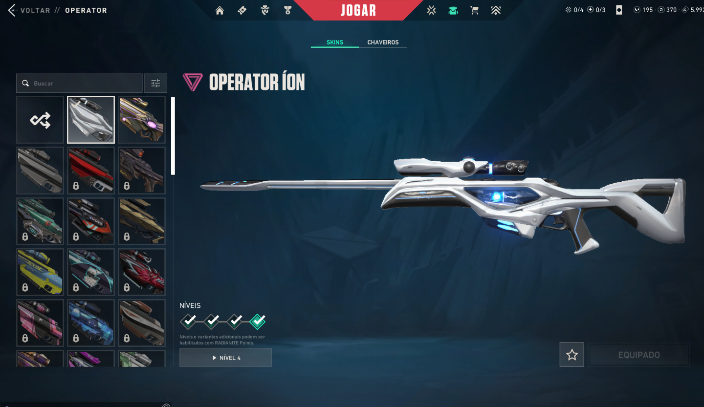 Conta Valorant com Diversas Skins atual elo diamante 1
