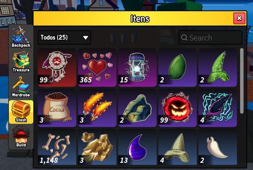 CONTA BLOX FRUIT COM 30M BOUNTY NO PIRATA EQUIPADA COM T-REX