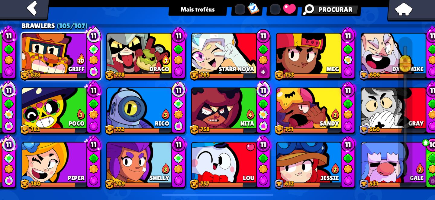 Conta de brawl stars, boa