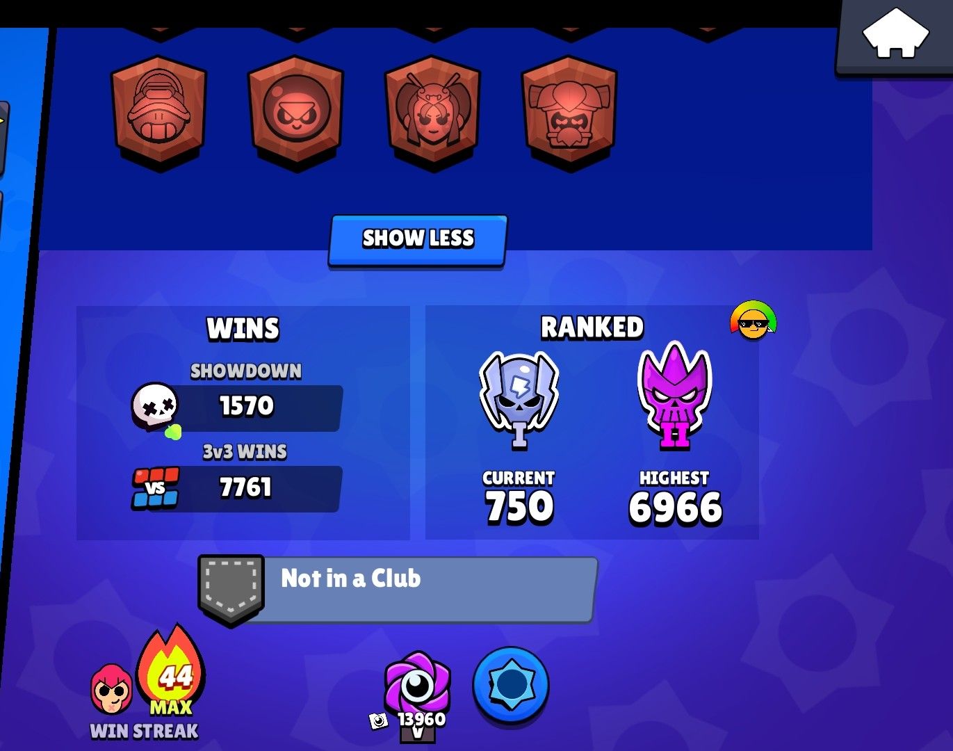 Conta brawl Stars e Clash Royale 9k gemas e clash of clans Antiga 2018 - 2017