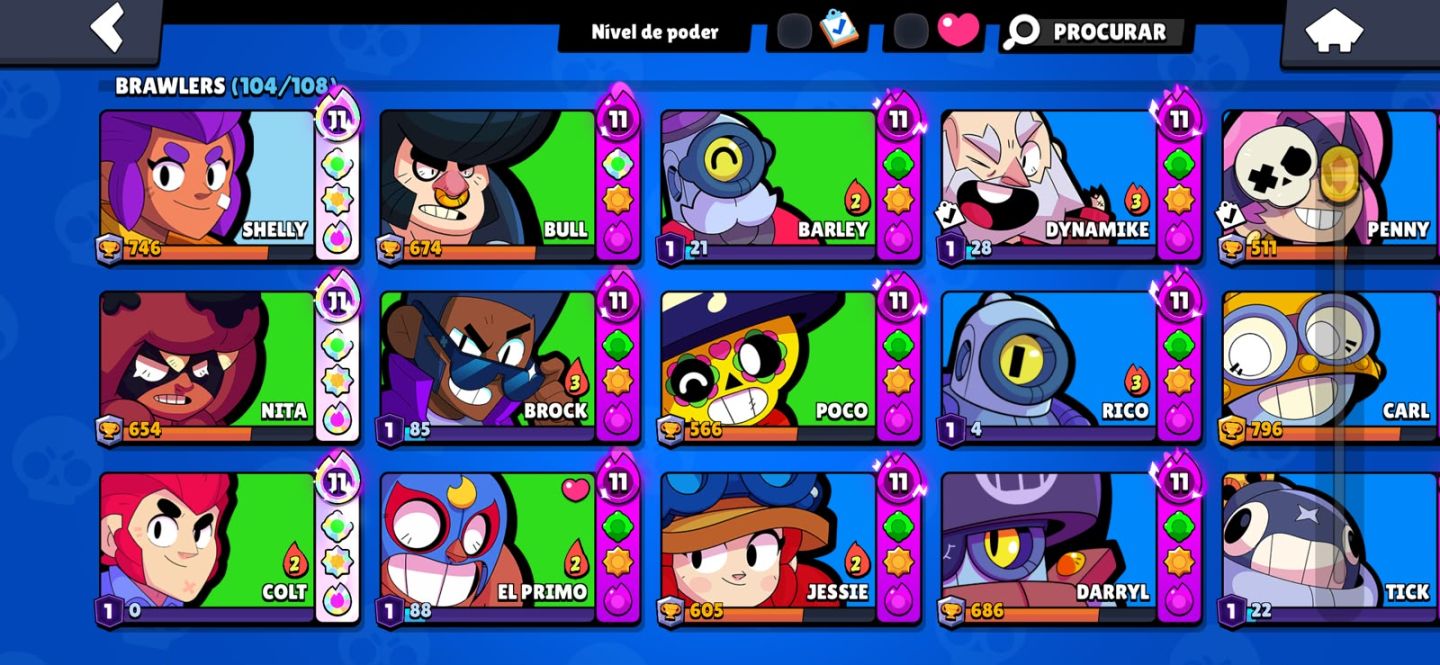 Brawl Stars & Clash Royale -Conta Premium