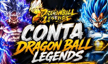 Conta Dragon ball legends com Brolly e Gogeta blue novos mais blacklegend, 20 cc