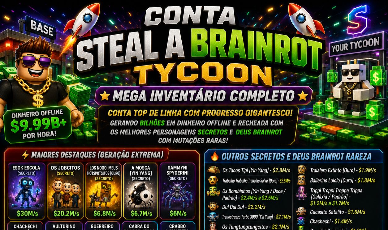 BRAINROTS NO ROUBE UM BRAINROT