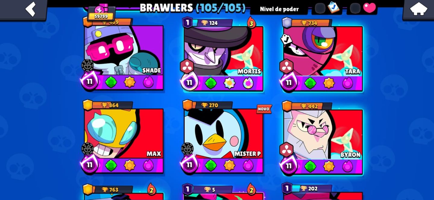 Conta de Brawl Stars muito rara.