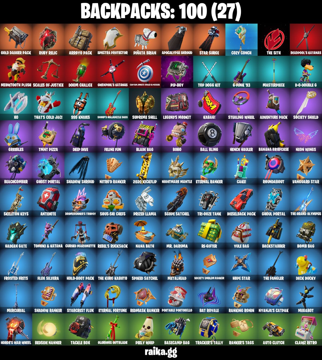 CONTA FORTNITE COM 60 SKINS GOLD MIDAS/DEADPOOL/FADE/SKYE/BRUTUS/OCEAN