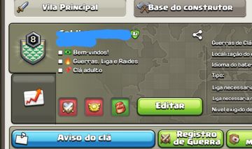 CLÃ CLASH OF CLANS NÍVEL 8 | MELHOR PREÇO DO MERCADO