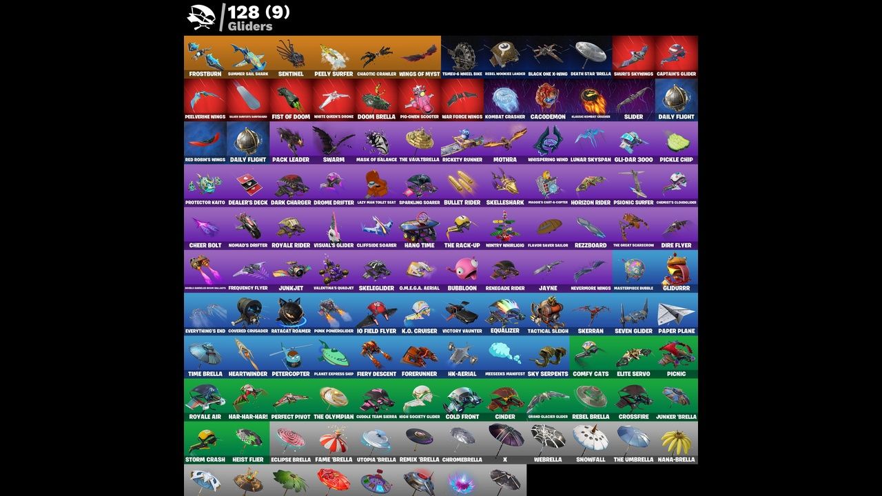 CONTA FORTNITE 216 SKINS PRIMEIRO EMAIL ROBOCOB RARIDADE + 1.300 VBUCKS