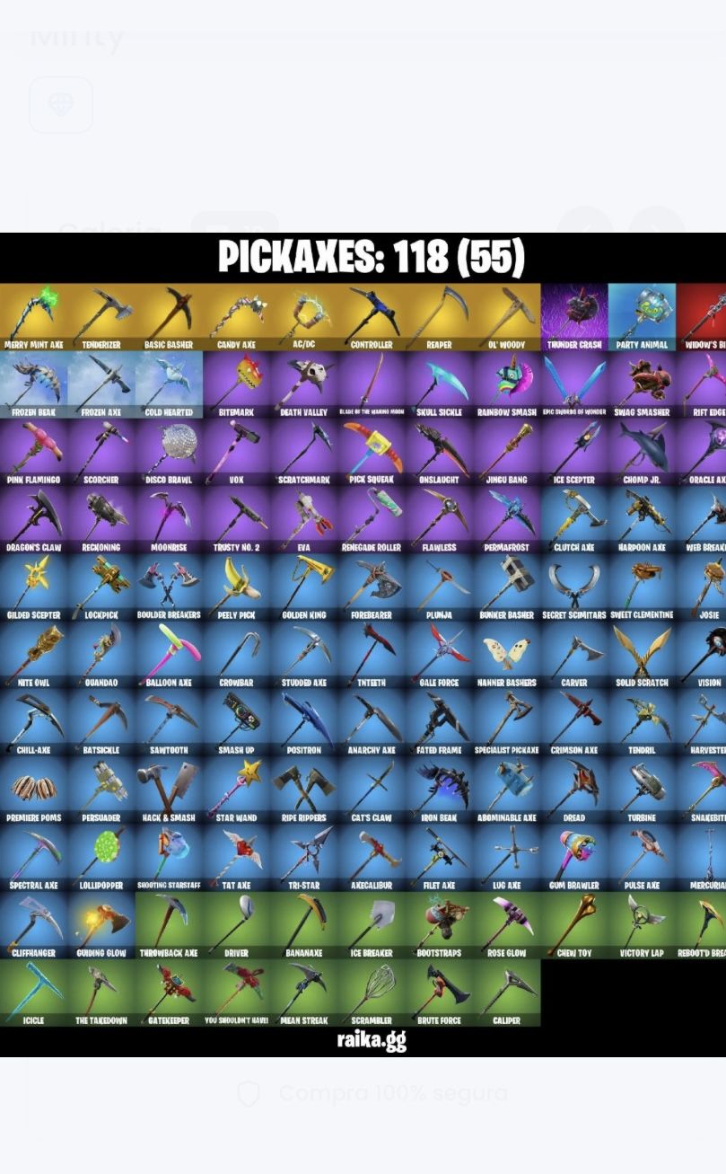 170 Skins | Og Stw Sparkle Specialist The Reaper Omega Stage 5 Tidy Merry Minty
