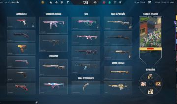 Conta Valorant Low Elo com Skins Raras (mais de 700 gastos)